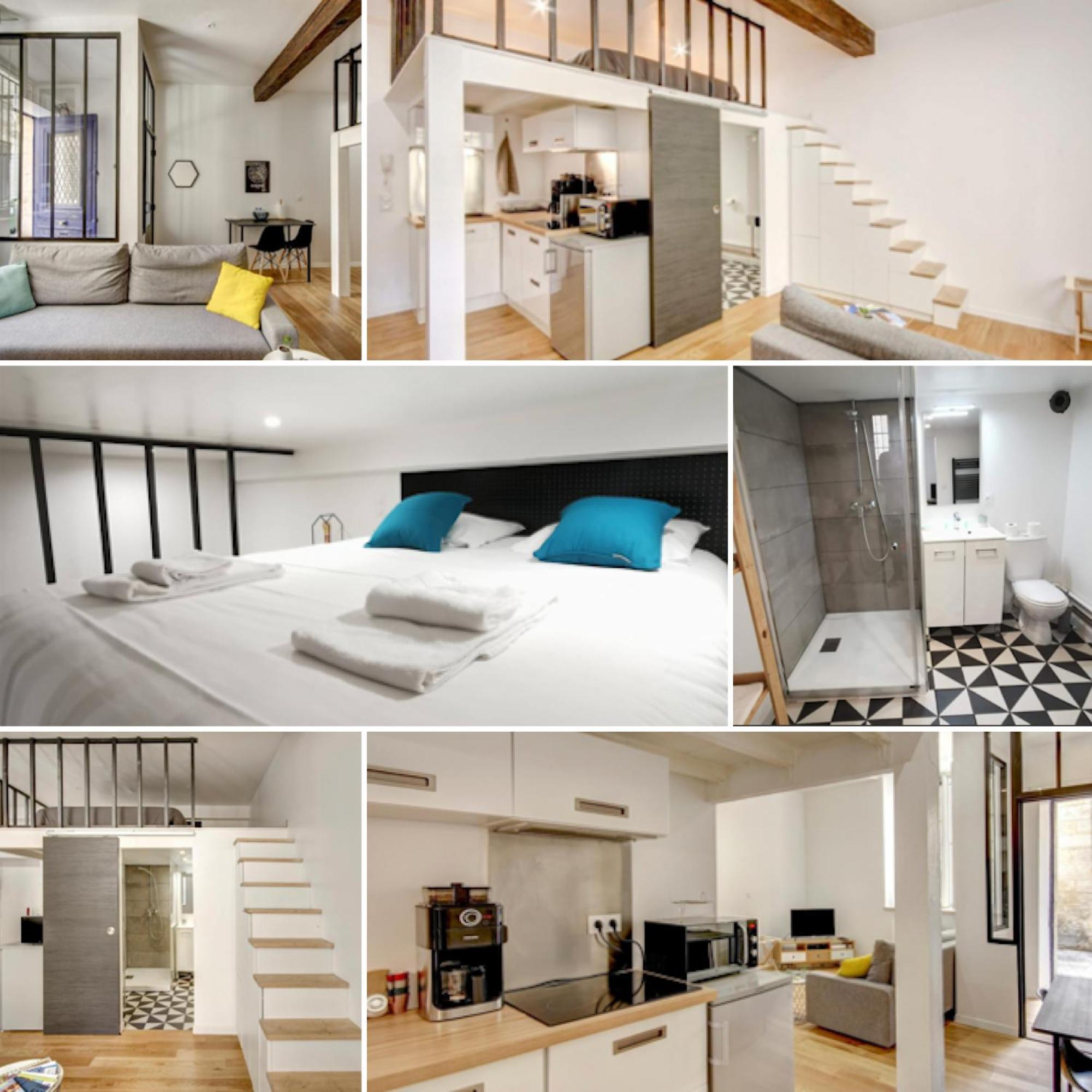 Charmant Studio Loft Au Coeur De Burdeos Exterior foto